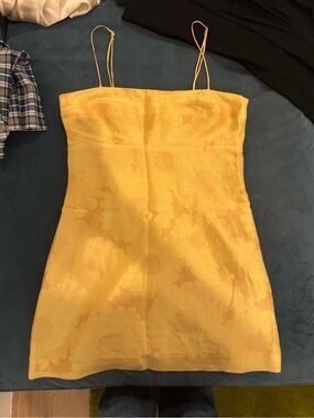REALISATION PAR yellow flower dress